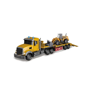 ماشین کنترلی تریلی حمل لودر بزرگ Remote Control TRANSPORT TRUCK مقیاس 1:24_اسباب بازی
